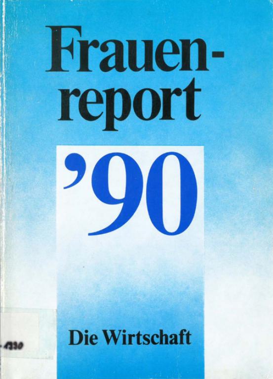 Cover des Frauenreports von 1990